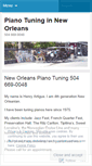 Mobile Screenshot of pianotuningneworleans.wordpress.com