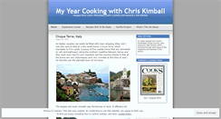 Desktop Screenshot of myyearwithchris.wordpress.com