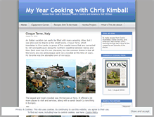 Tablet Screenshot of myyearwithchris.wordpress.com