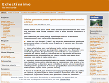 Tablet Screenshot of eclectissimo.wordpress.com
