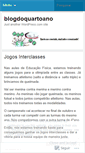 Mobile Screenshot of blogdoquartoano.wordpress.com