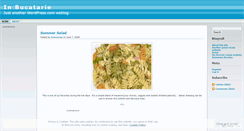 Desktop Screenshot of inbucatarie.wordpress.com