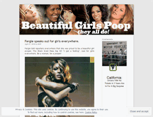 Tablet Screenshot of beautifulgirlspoop.wordpress.com