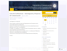 Tablet Screenshot of educom.wordpress.com
