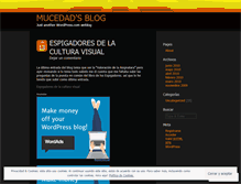 Tablet Screenshot of mucedad.wordpress.com