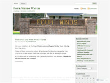 Tablet Screenshot of fourwindswatch.wordpress.com