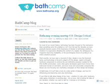 Tablet Screenshot of bathcamp.wordpress.com