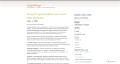 Desktop Screenshot of angielskiego.wordpress.com