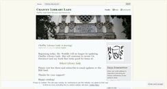 Desktop Screenshot of chaffeylibrarylady.wordpress.com