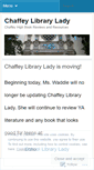 Mobile Screenshot of chaffeylibrarylady.wordpress.com