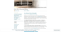 Desktop Screenshot of ericwu.wordpress.com