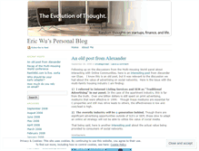 Tablet Screenshot of ericwu.wordpress.com