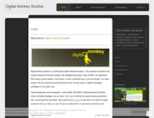 Tablet Screenshot of digitalmonkeystudios.wordpress.com
