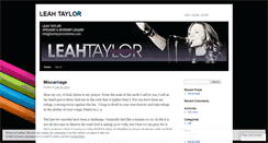 Desktop Screenshot of lbtaylor.wordpress.com