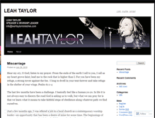 Tablet Screenshot of lbtaylor.wordpress.com