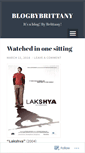 Mobile Screenshot of blogbybrittany.wordpress.com