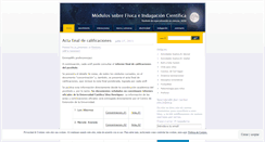 Desktop Screenshot of indagacioncientifica.wordpress.com