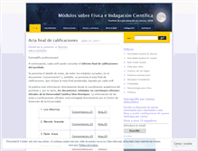 Tablet Screenshot of indagacioncientifica.wordpress.com