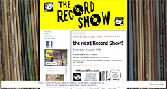 Desktop Screenshot of mnrecordshow.wordpress.com