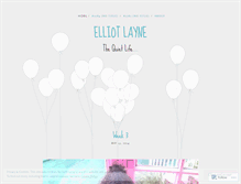 Tablet Screenshot of elliotlayne.wordpress.com