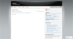 Desktop Screenshot of aknahs.wordpress.com