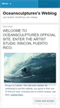 Mobile Screenshot of oceansculptures.wordpress.com