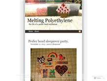 Tablet Screenshot of meltingpolyethylene.wordpress.com