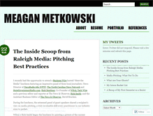 Tablet Screenshot of mmetkowski.wordpress.com