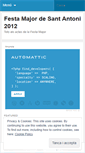 Mobile Screenshot of portalsantantonifestamajor.wordpress.com