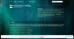 Desktop Screenshot of gothiquefae.wordpress.com