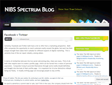 Tablet Screenshot of nibsspectrum.wordpress.com