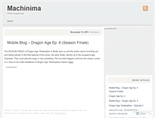 Tablet Screenshot of machinimamobile.wordpress.com