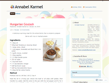 Tablet Screenshot of annabelkarmel.wordpress.com