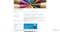 Desktop Screenshot of eusouumlapis.wordpress.com