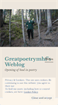 Mobile Screenshot of greatpoetrymhf.wordpress.com