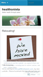 Mobile Screenshot of healthonista.wordpress.com