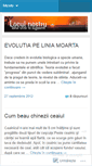 Mobile Screenshot of loculnostru.wordpress.com