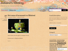Tablet Screenshot of julliana.wordpress.com
