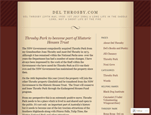 Tablet Screenshot of delthrosby.wordpress.com