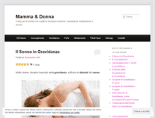 Tablet Screenshot of mammadonna.wordpress.com