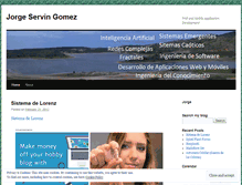 Tablet Screenshot of jservingo.wordpress.com