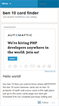 Mobile Screenshot of ben10sumoslammercards.wordpress.com