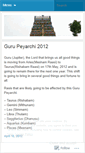 Mobile Screenshot of gurupeyarchi.wordpress.com