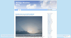 Desktop Screenshot of malagaweather.wordpress.com