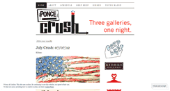 Desktop Screenshot of poncecrush.wordpress.com