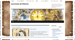 Desktop Screenshot of leccionesdehistoria.wordpress.com