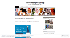 Desktop Screenshot of nicedoubleyou.wordpress.com