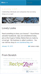 Mobile Screenshot of lovelylist.wordpress.com