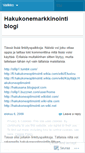 Mobile Screenshot of hakukonemarkkinointi.wordpress.com