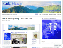 Tablet Screenshot of kailahawaii.wordpress.com